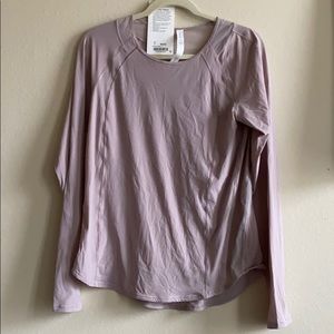 Brand New Lulu Lemon Pink Sculpt Long Sleeve Shirt